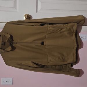 Tan Half Zip Jacket